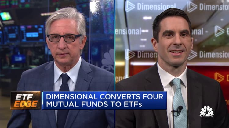 Why Dimensional converted four mutual funds to ETFs