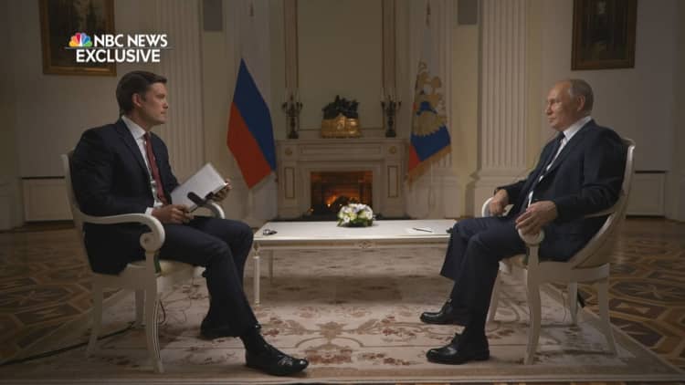 Russian President Vladimir Putin speaks with NBC News ahead of Summit with President Biden