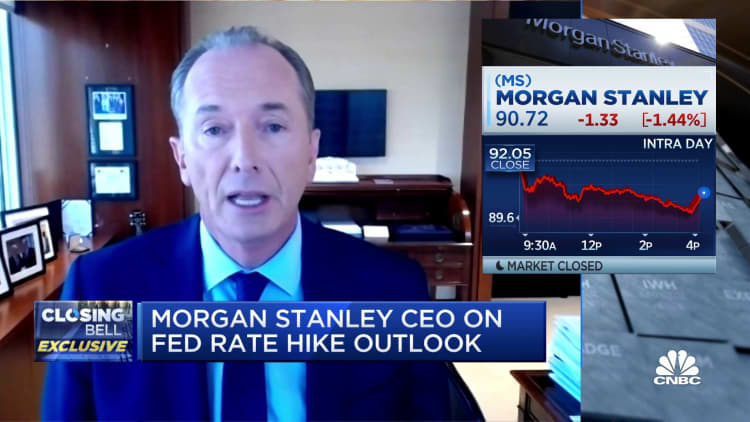 Morgan Stanley CEO James Gorman on Fed rate hike outlook, inflation