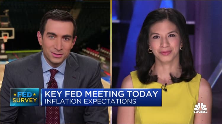 CNBC Fed Survey: 60% of respondents believe inflation is most likely temporary