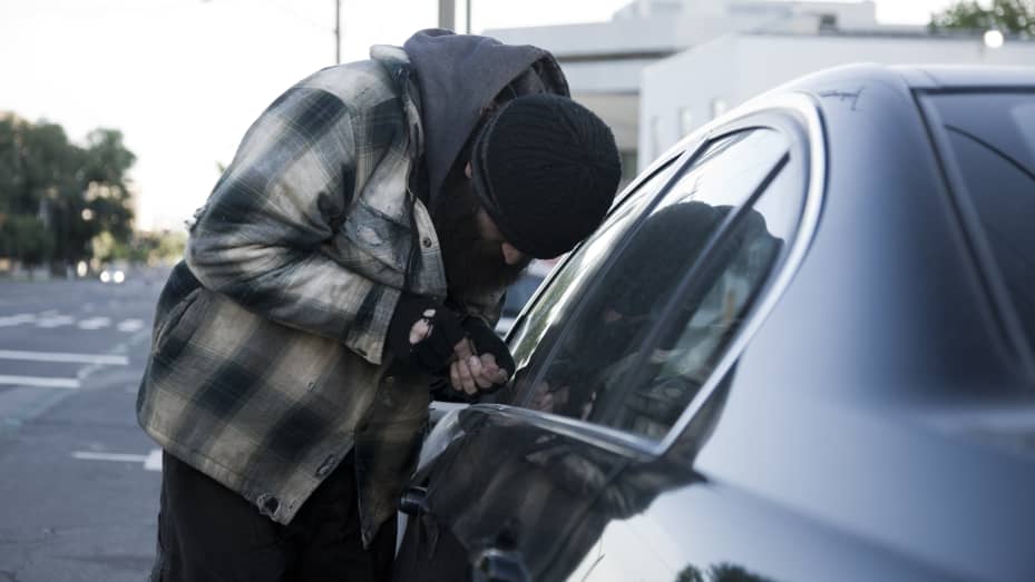 car theft on the rise