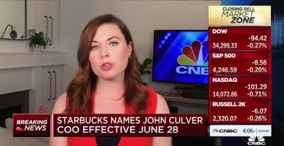 Starbucks names John Culver COO, effective June 28