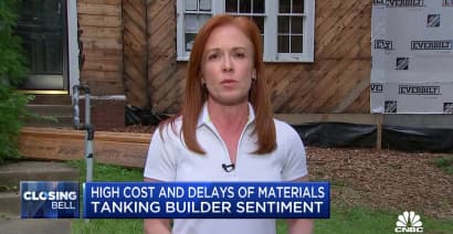 High costs and material delays tanking homebuilder sentiment