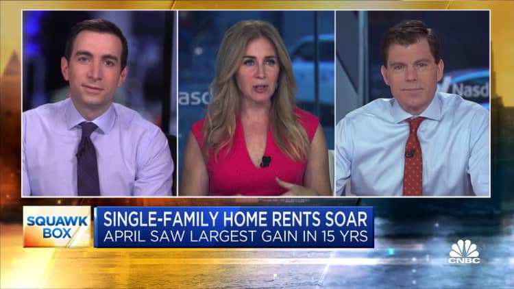 Rents for single-family homes see largest gains in nearly 15 years