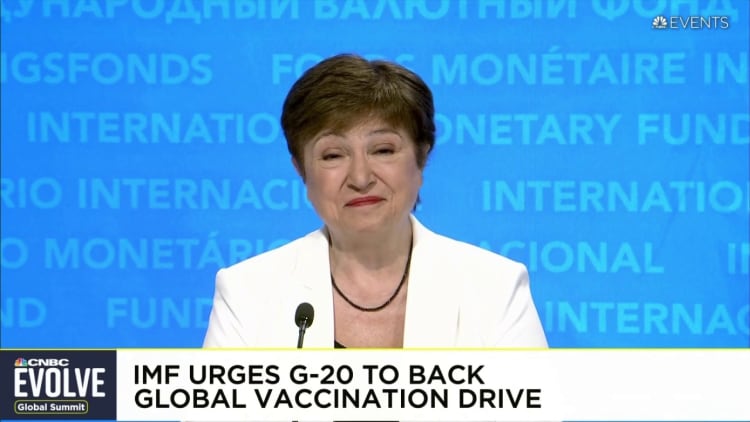 Vaccine policy the most important economic policy this year, IMF chief says