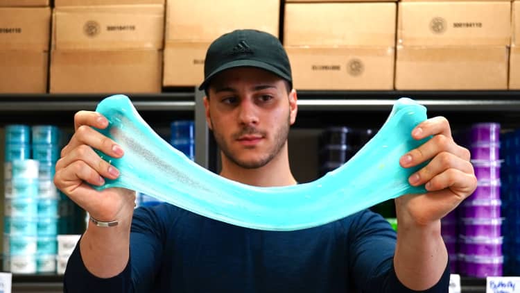 Meet the 20-year-old who makes $1 million making slime