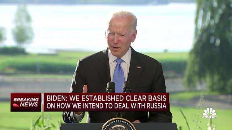 Biden: We established clear basis on how we intend to deal with Russia