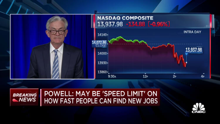 Chair Powell says Fed needs more data before providing tapering timeline