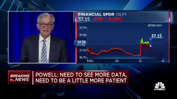 Fed Chair Powell: Good to see longer term inflation expectations move back up