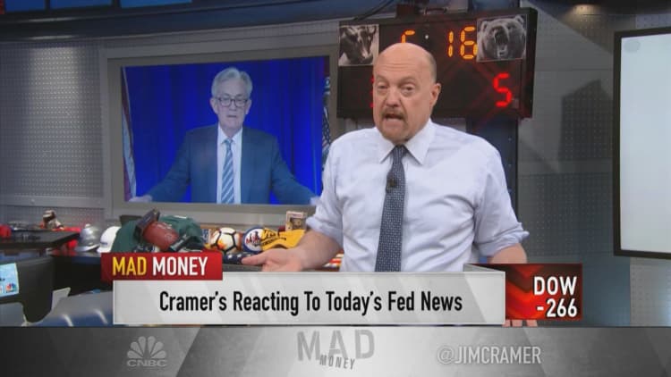 Jim Cramer: Here's how investors should react to Fed chief Powell's news conference