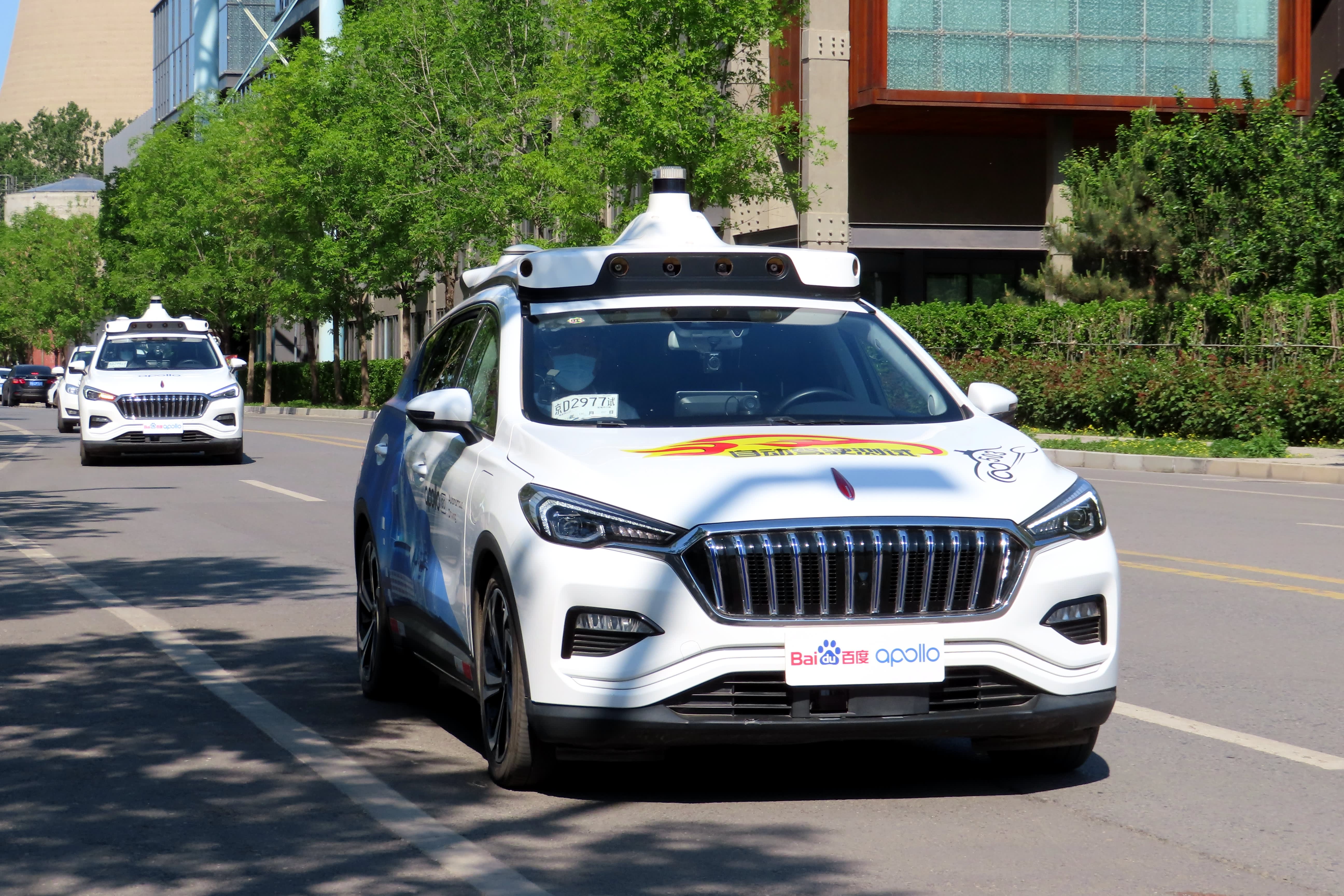 Baidu pushes to put driverless taxis on China roads with BAIC tie-up