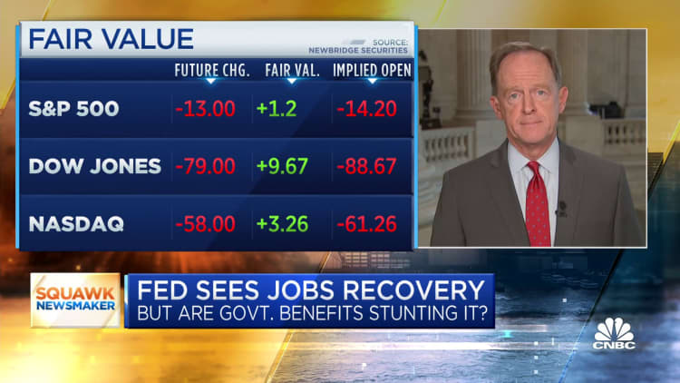Sen. Pat Toomey: Labor market is being held back by government benefits