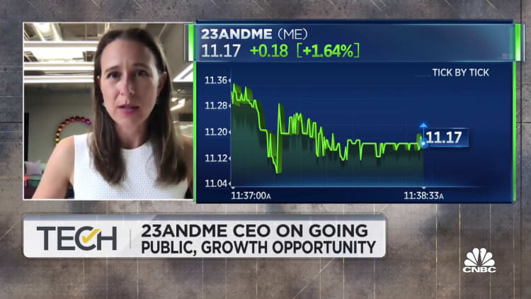 23andMe CEO on going public via SPAC merger, growth opportunity