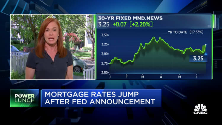 Mortgage rates jump following Fed announcement
