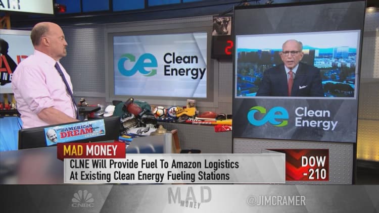 Clean Energy Fuels CEO discusses deal with Amazon and stock enthusiasm on Reddit