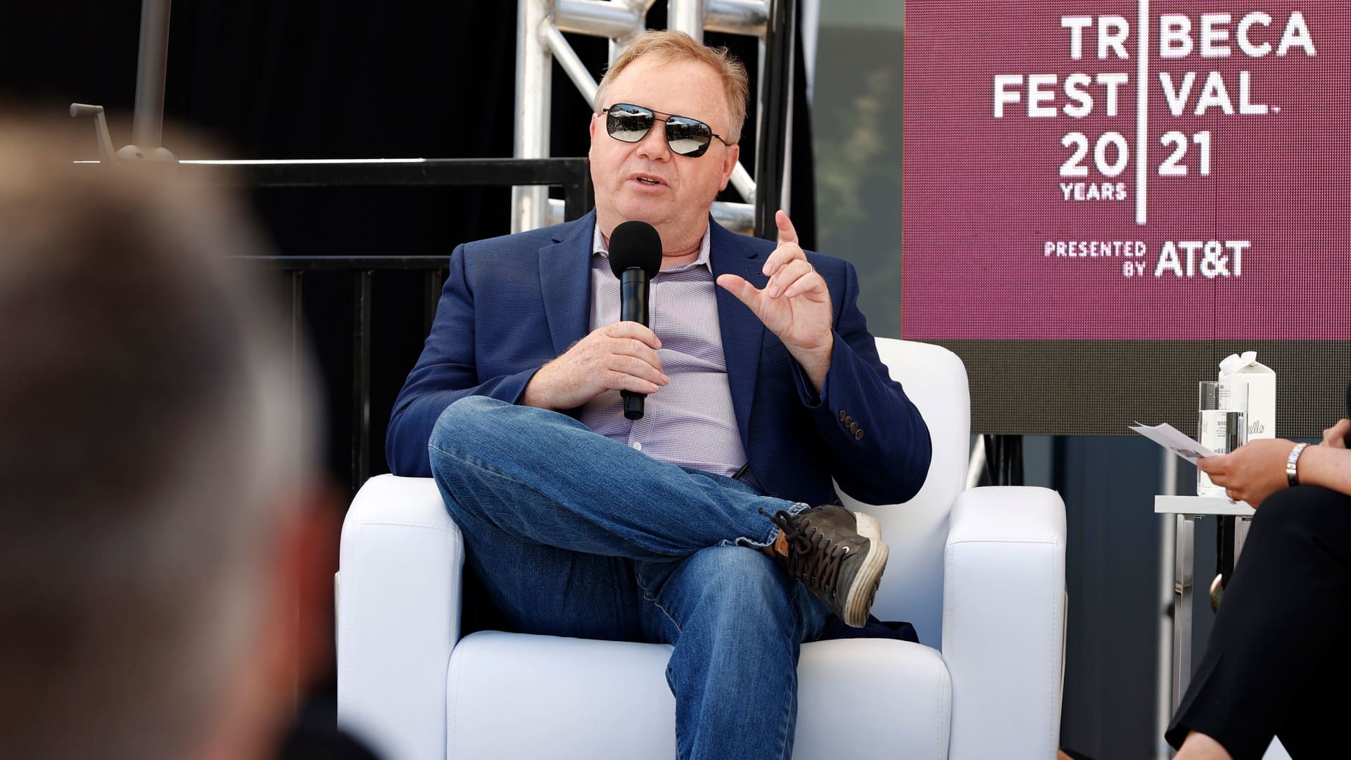 CEO of Roku, Anthony Wood speaks onstage at The Future of TV Streaming & Entertainment during Tribeca X - 2021 Tribeca Festival at Spring Studios on June 18, 2021 in New York City.