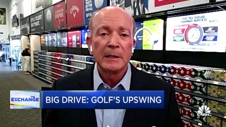 PGA Store CEO on golf's upswing — Sales 55% higher than 2019