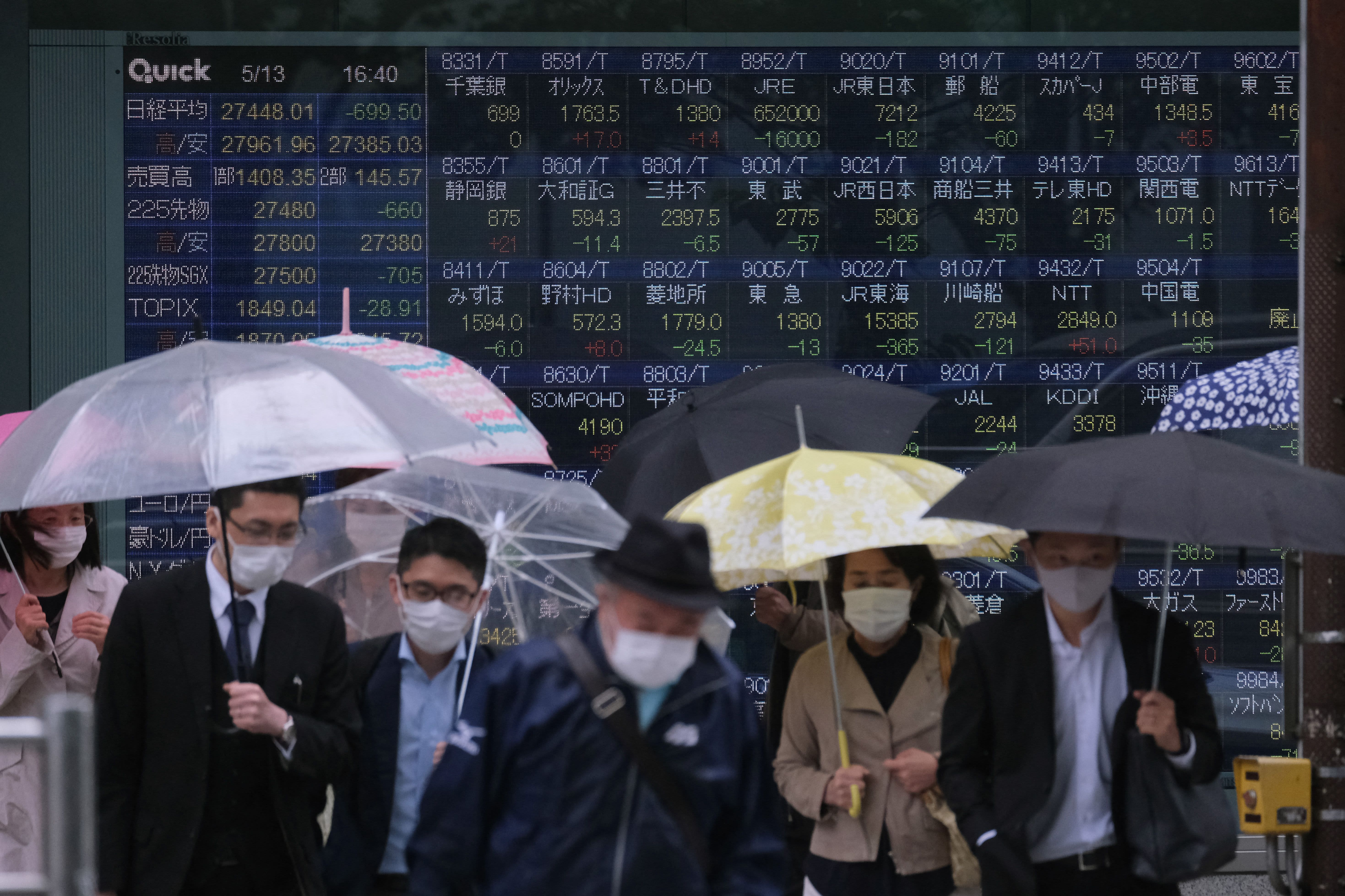 Asia-Pacific stocks mixed; private survey on Chinese services activity ahead