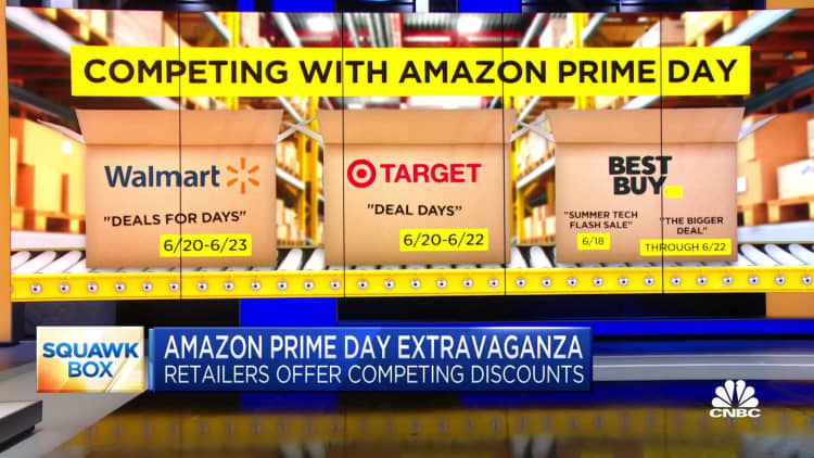 Target, Walmart and other retailers compete with Amazon's Prime Day