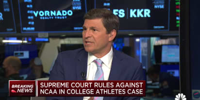 Supreme Court rules against NCAA in college athlete compensation case