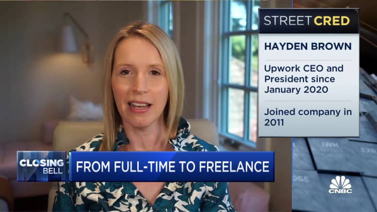 Upwork CEO Hayden Brown on the increased demand for freelance workers