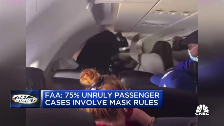 Airlines refer unruly passenger cases to Department of Justice