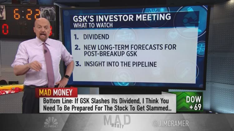 Jim Cramer: What to watch for at GlaxoSmithKline investor day