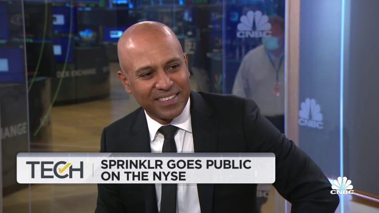 Sprinklr CEO on the company's public debut