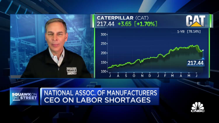 National Association of Manufacturers CEO on labor shortages