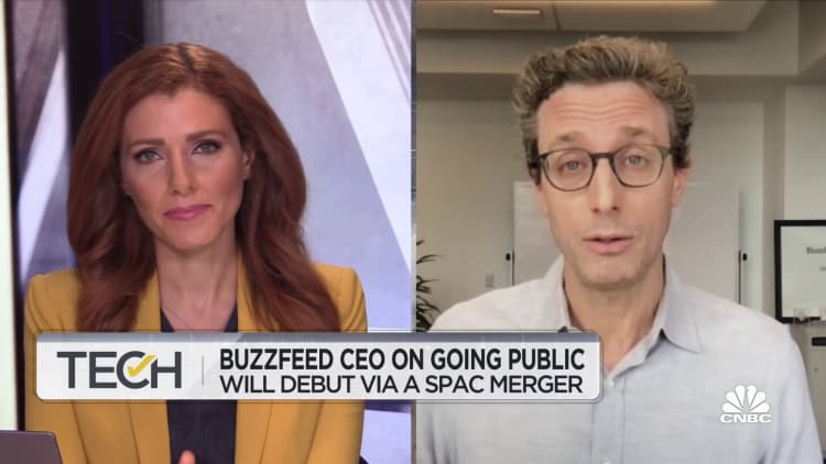 Buzzfeed CEO on going public via a SPAC merger