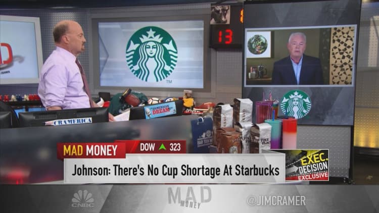Starbucks CEO talks store relocations, addresses supply shortage rumors