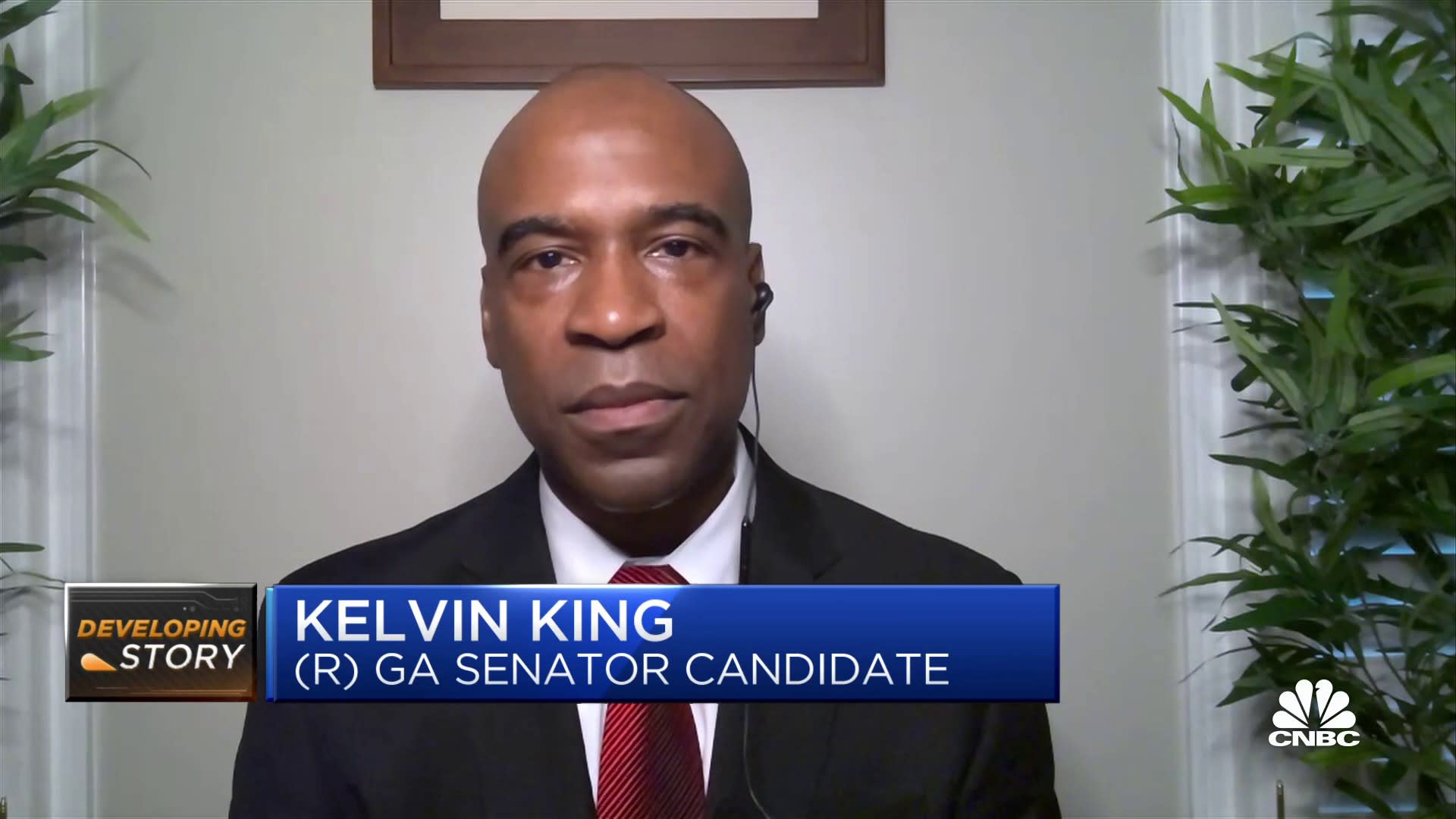 Gop Georgia Senate Candidate Kelvin King On Infrastructure Deal Voting Laws