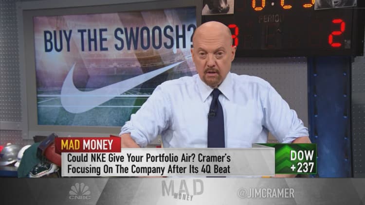 Jim Cramer: Nike is a buy on a pullback
