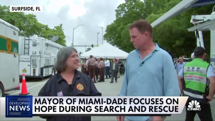 Miami-Dade mayor on maintaining hope during search effort