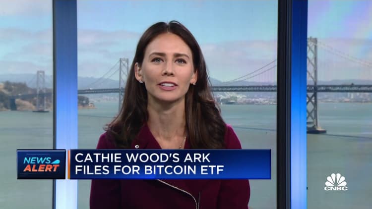 Cathie Wood's ARK Invest files for bitcoin ETF