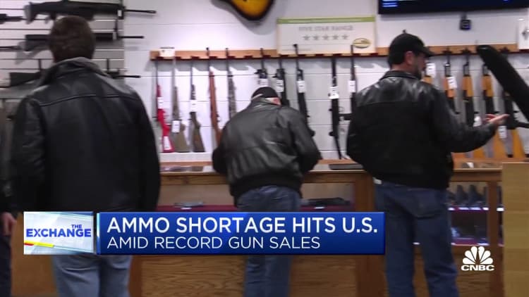 Behind the U.S. ammo shortage as gun sales hit new records