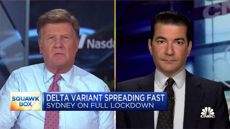 Expect 'pockets of spread' of delta variant around the U.S., says former FDA chief Dr. Scott Gottlieb