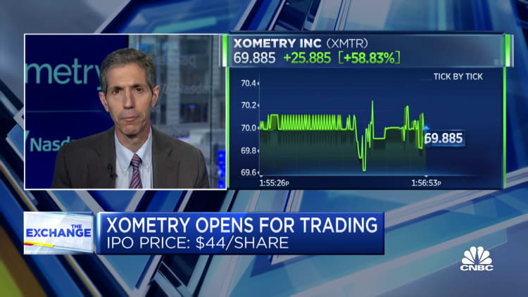 Xometry CEO on its IPO debut, $44 a share price