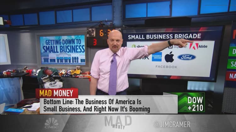 Jim Cramer: 9 stocks tied to the small business rebound