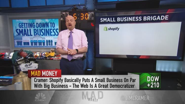 Jim Cramer: How Shopify, Etsy are empowering small businesses
