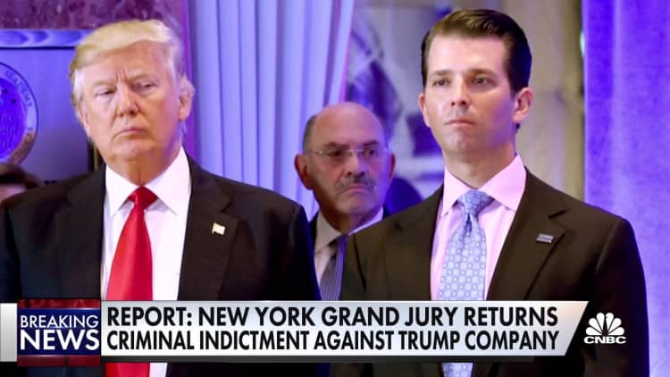 Grand jury indictments coming tomorrow against Trump Organization and company's CFO