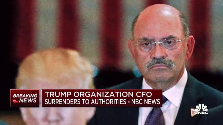 Trump Organization CFO surrenders to authorities, reports NBC News