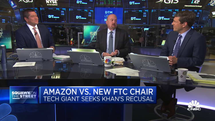Jim Cramer on Amazon seeking to recuse new FTC chair from antitrust probes