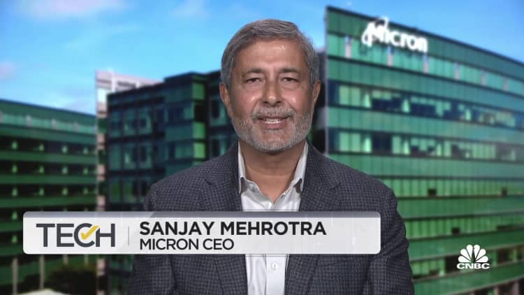 Micron CEO Sanjay Mehrotra on earnings beat despite chip shortages