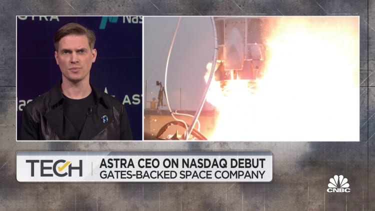 CEO of Bill Gates-backed space company Astra on its Nasdaq debut