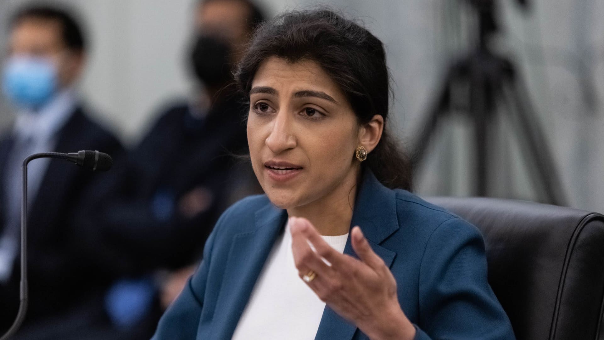 Antitrust enforcement can help the U.S. stay ahead of China on tech, FTC Chair Khan says