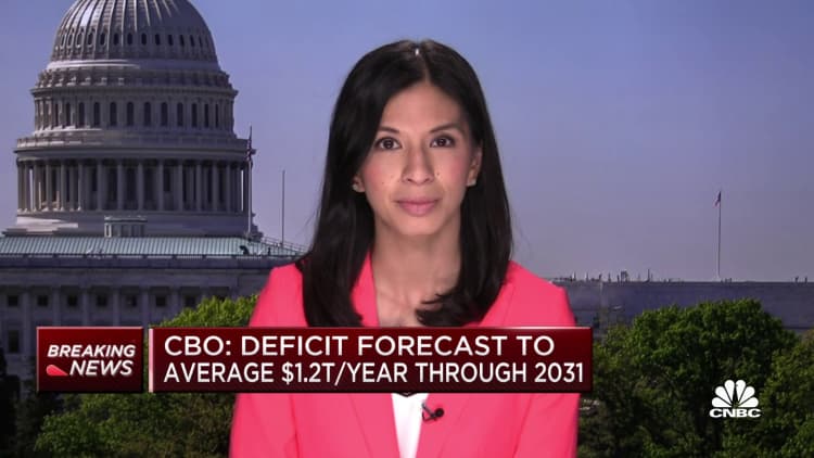CBO: Deficit forecast to average $1.2 trillion a year through 2031