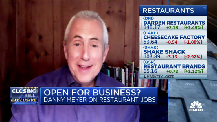 We'd love to hire as many people as we can right now: Restaurateur Danny Meyer