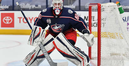 Autopsy: Columbus Blue Jackets goalie died of fireworks chest trauma