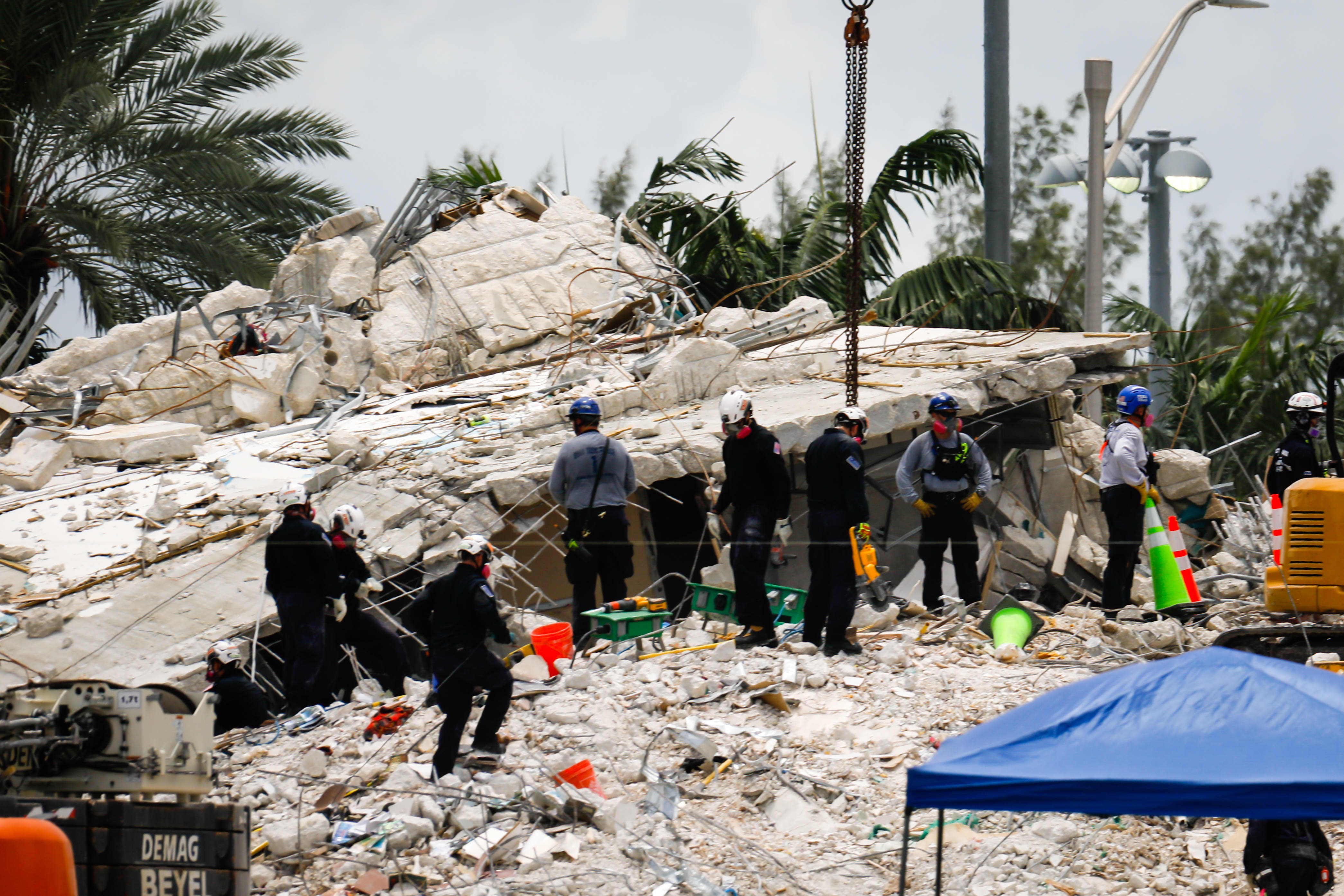 Four more victims found in the rubble of the Florida condo collapse, bringing the death toll to 32